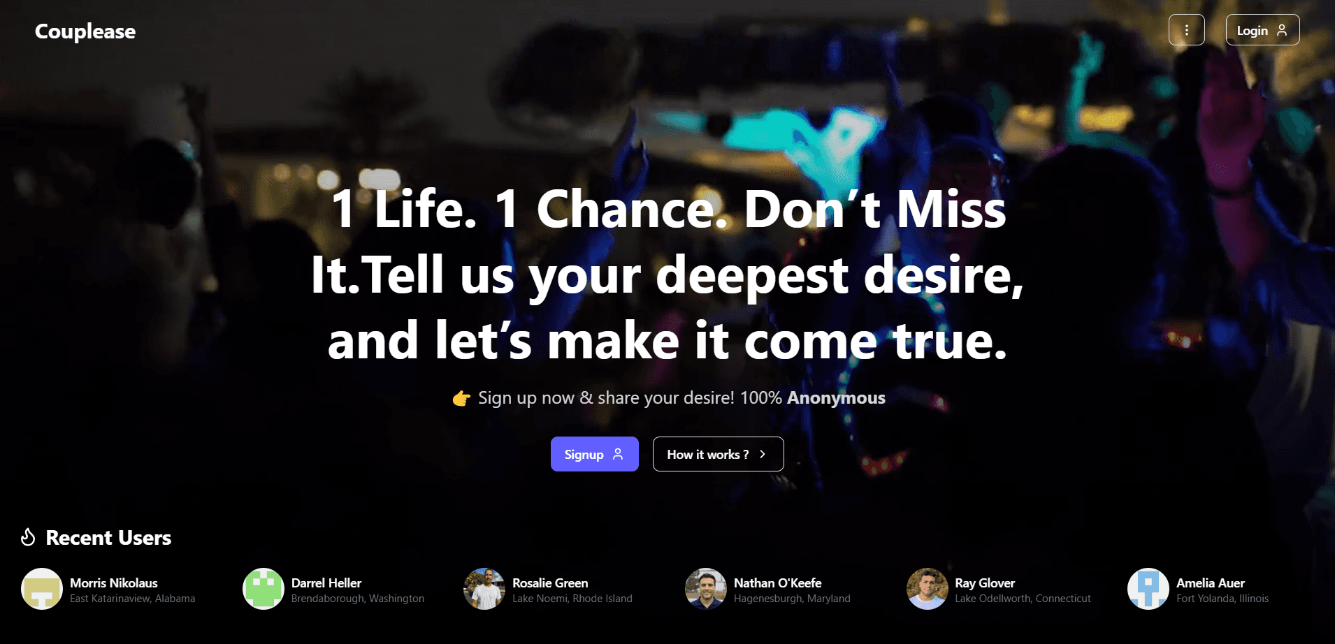 Couplease - Dating Platform